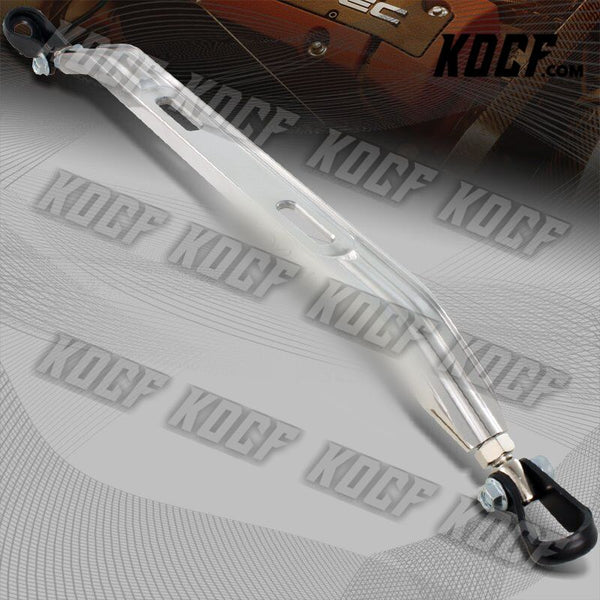 For 1993-1997 Honda Civic Del Sol Front Lower Silver Aluminum Tower Strut Bar - KOCF.com - Car Parts