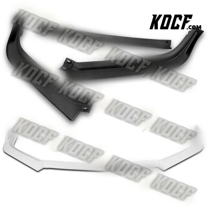 For 2013-2015 Honda Accord Sedan Painted White Front Bumper Splitter Spoiler Lip - KOCF.com - Car Parts