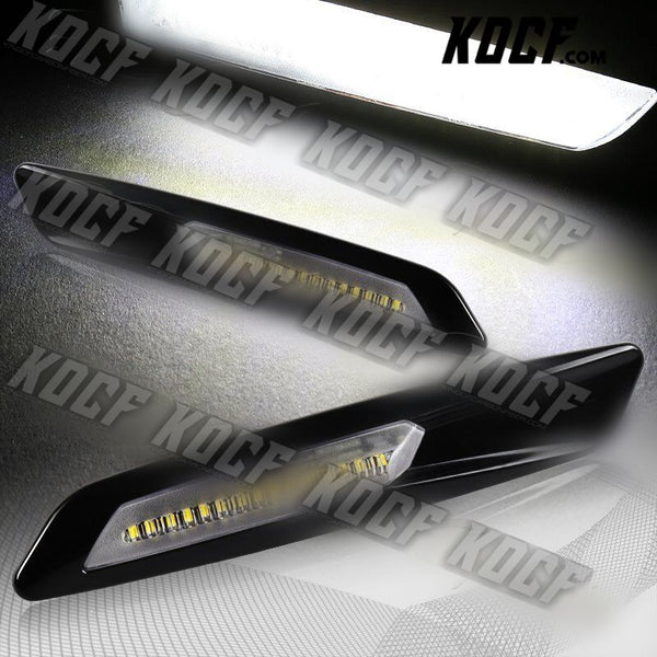 For BMW 1/3/5-Series F10 Style Black White LED Turn Signal Side Marker Lights - KOCF.com - Car Parts