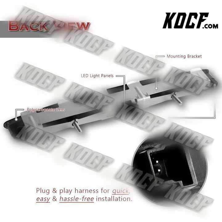 For 03-09 Mercedes CLK350 CLK500 W209 Smoked Lens LED Third 3rd Brake Stop Light - KOCF.com - Car Parts