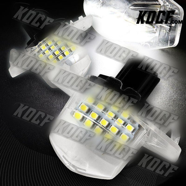 For Honda Civic/Fit/CR-V/Odyssey 6000K 18-SMD White LED License Plate Light Lamp - KOCF.com - Car Parts