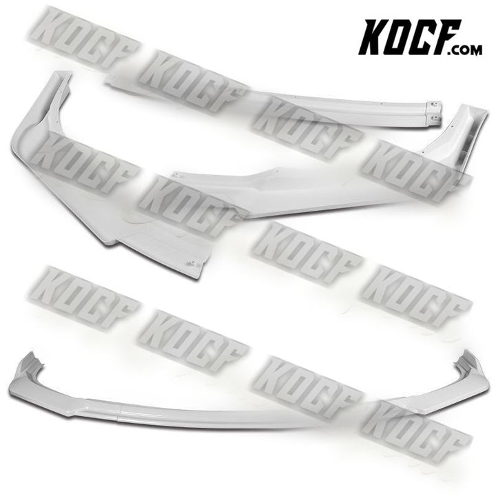 For 2011-2015 Toyota Sienna MP-Style Painted White Front Bumper Body Spoiler Lip - KOCF.com - Car Parts