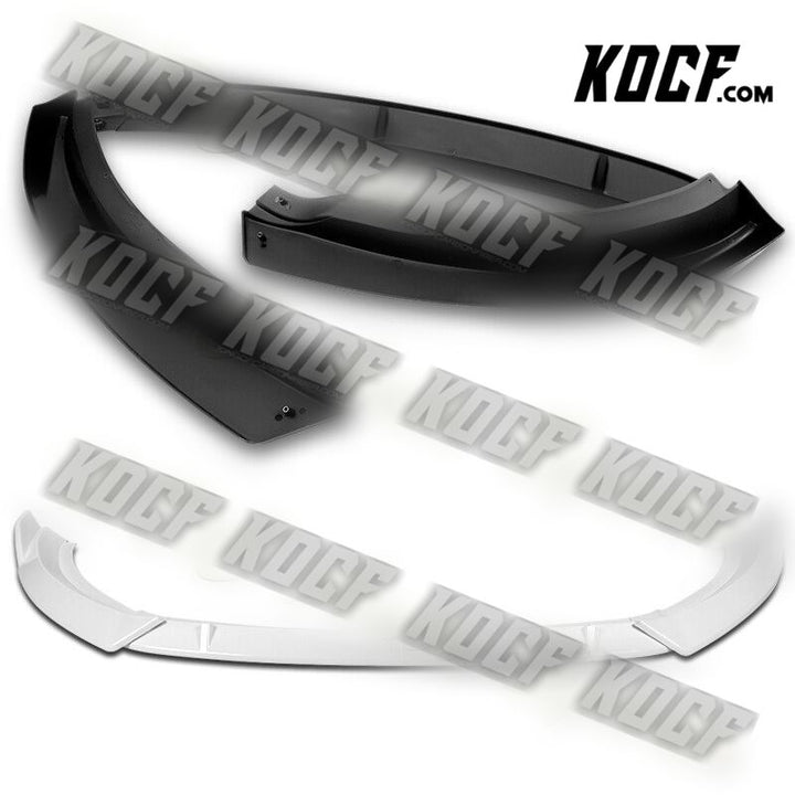 For 2012-2015 Volkswagen VW Passat Sedan Painted White Front Bumper Spoiler Lip - KOCF.com - Car Parts