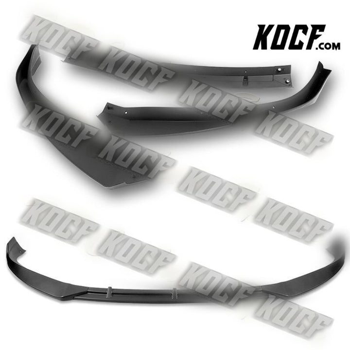 For 2016-2020 Tesla Model S STP-Style Matt Black Front Bumper Body Spoiler Lip - KOCF.com - Car Parts