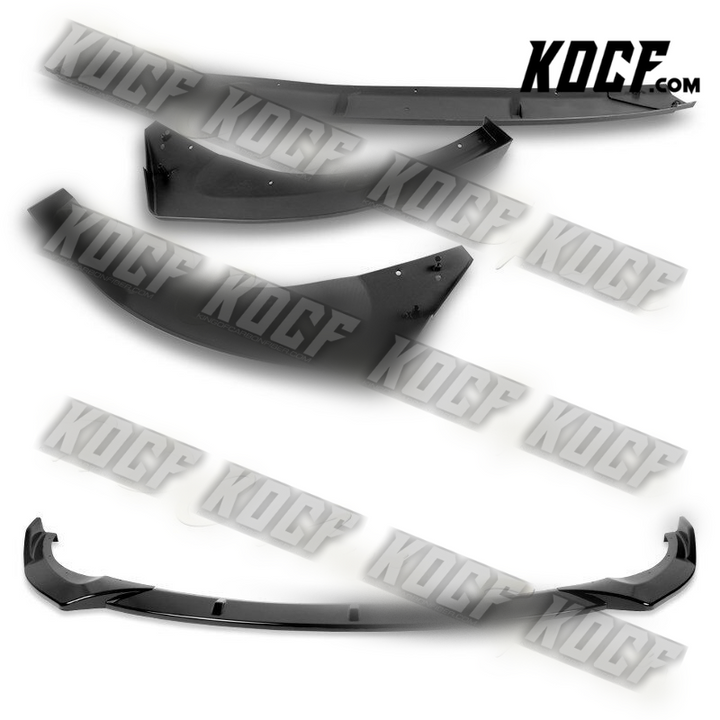 For 13-17 Hyundai Veloster Turbo Painted Black Front Bumper Splitter Spoiler Lip - KOCF.com - Car Parts