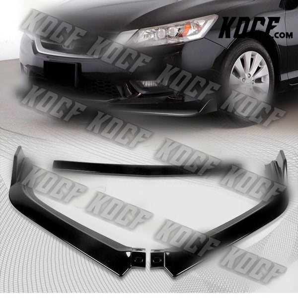 For 2013-2015 Honda Accord Sedan Painted Black Front Bumper Splitter Spoiler Lip - KOCF.com - Car Parts