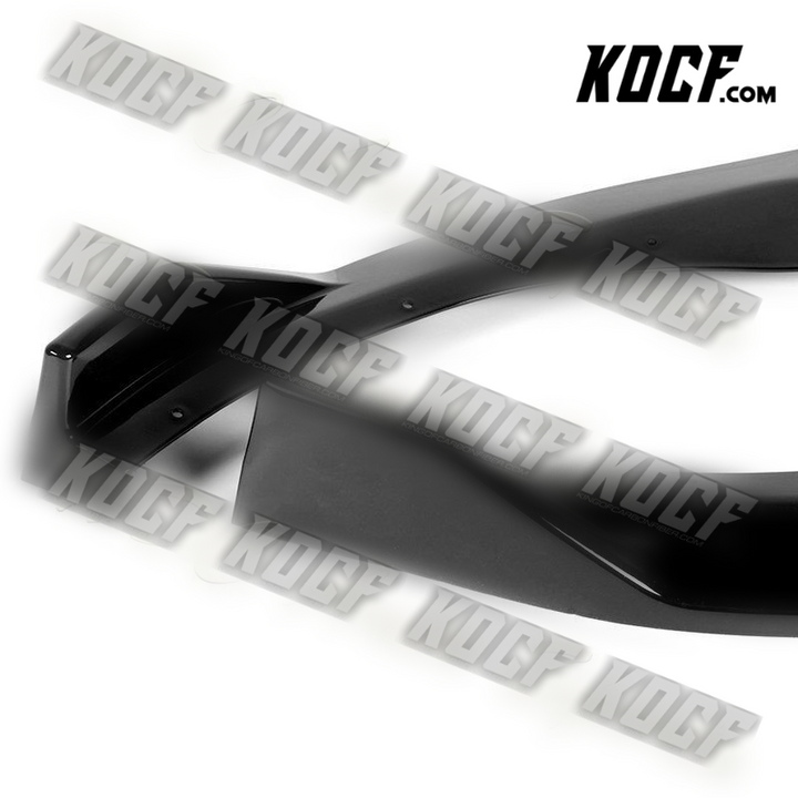 For 13-17 Hyundai Veloster Turbo Painted Black Front Bumper Splitter Spoiler Lip - KOCF.com - Car Parts