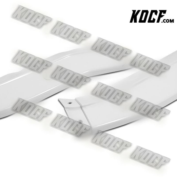 For 14-19 Corvette C7 ST-Style Painted White Front Bumper Splitter Spoiler Lip - KOCF.com - Car Parts