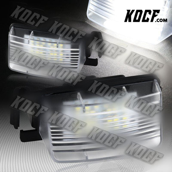 For Nissan 350Z/370Z/GT-R/Cube/Leaf White 18-SMD LED License Plate Lights Lamps