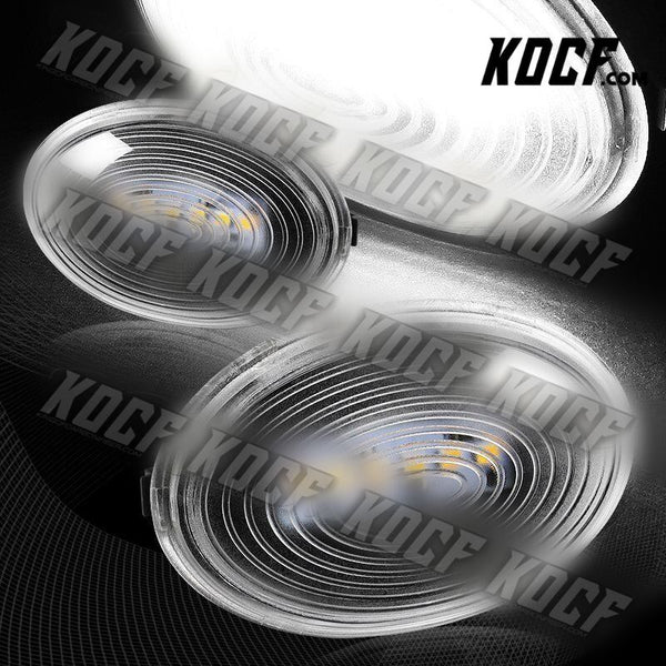 For 07-15 Mini Cooper R55 R56 R57 R58 R59 Clear White LED Side Marker Lights