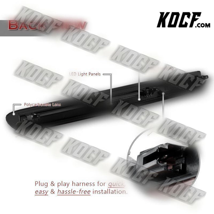 For 2004-2012 Audi A3 S3 RS3 Sportback LED Smoke Lens 3RD Third Brake Stop Light - KOCF.com - Car Parts