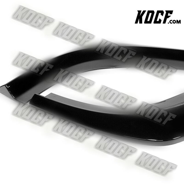 For 2012-2014 Mercedes-Benz W204 C63 AMG Painted Black Front Bumper Spoiler Lip - KOCF.com - Car Parts