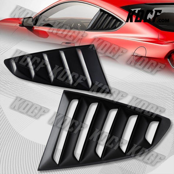 For 2015-2020 Ford Mustang 1/4 Quarter ABS Side Window Louvers Scoop Cover Vent - KOCF.com - Car Parts