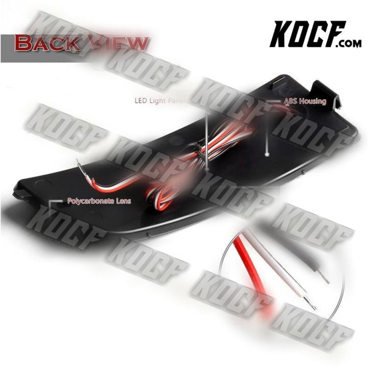 For 2007-2018 Mercedes Sprinter W906 Smoked LED Rear Bumper Stop Brake Lights - KOCF.com - Car Parts