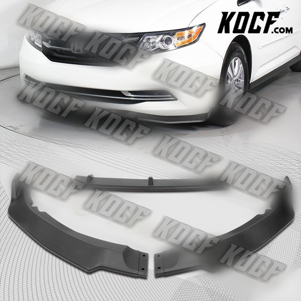 For 2011-2017 Honda Odyssey CK-Style Matt Black Front Bumper Body Spoiler Lip - KOCF.com - Car Parts