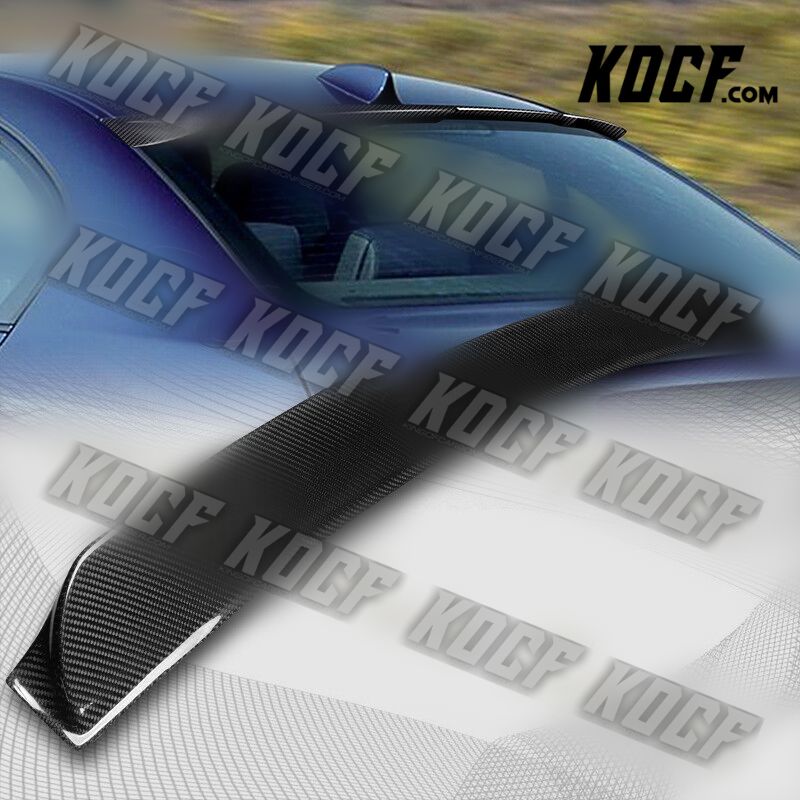 HDC Autosports Real Carbon Fiber Rear Window Roof Spoiler For BMW E60 5-Series Sedan (2004-2010)