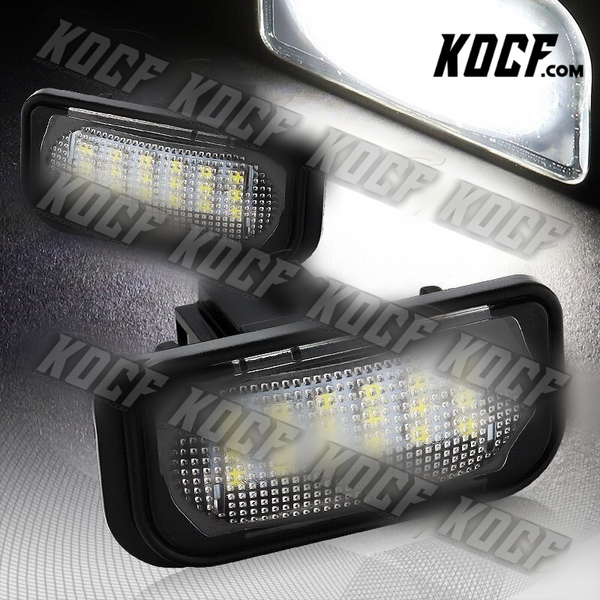 For 01-07 Mercedes C230 C240 C280 C350 4DR License Plate White 18-SMD LED Lights - KOCF.com - Car Parts