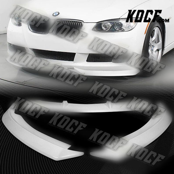 For 2007-2010 BMW 3-Series E92 E93 M-Style Painted WH Front Bumper Spoiler Lip - KOCF.com - Car Parts