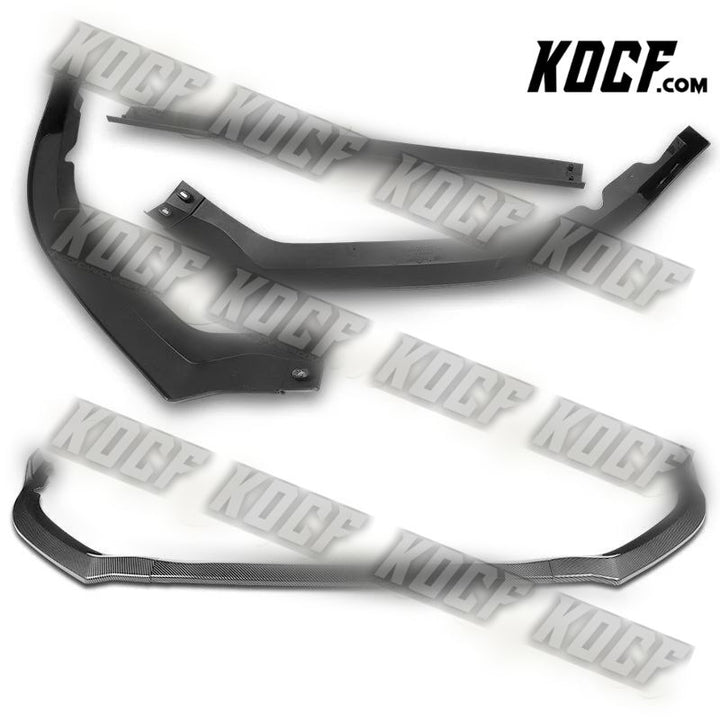 For 2015-2017 Subaru Legacy STi-Style JDM Carbon Look Front Bumper Spoiler Lip - KOCF.com - Car Parts