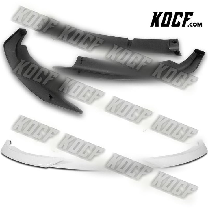 For 2007-2010 BMW 3-Series E92 E93 M-Style Painted WH Front Bumper Spoiler Lip - KOCF.com - Car Parts