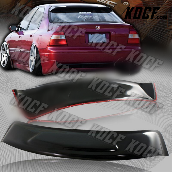 For 1994-1997 Honda Accord Sedan ABS Sun Shade Rear Roof Window Visor Spoiler - KOCF.com - Car Parts