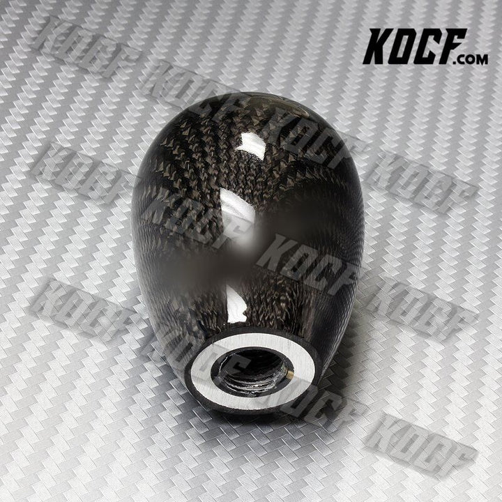 Real Carbon Fiber Type-R Manual Transmission Gear Shift Shifter Knob Universal 3 - KOCF.com - Car Parts