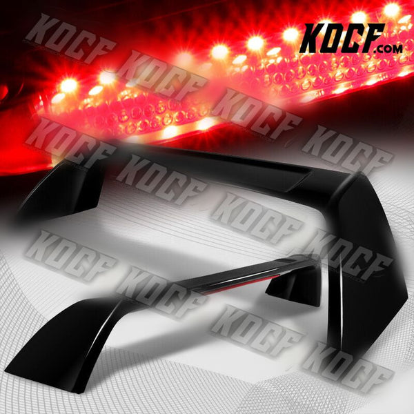 For 2002-2006 Acura RSX DC5 Type-R Painted Black Trunk Spoiler + LED Brake Light