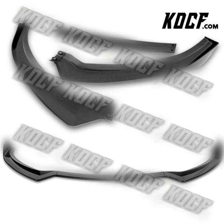 For 2013-2017 Hyundai Elantra GT Hatchback Painted BLK Front Bumper Spoiler Lip - KOCF.com - Car Parts