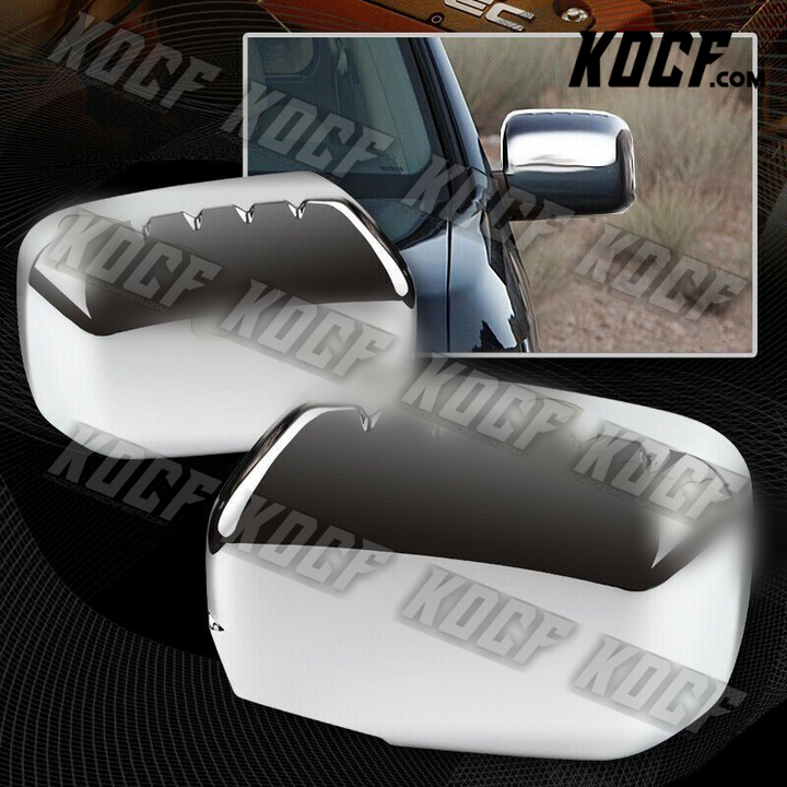 For 06-14 Honda Ridgeline Mirror Chrome ABS Side Mirror Covers Cover Trim 2Pcs - KOCF.com - Car Parts