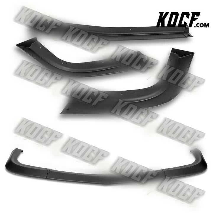 For 15-21 Dodge Challenger SXT Matt Black Front Bumper Splitter Spoiler Lip Kit - KOCF.com - Car Parts