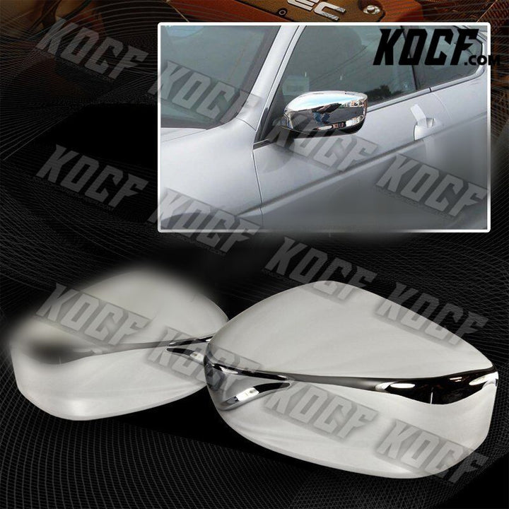 For Honda Accord LX EX 2/4-DR Chrome ABS Plastic Side Mirror Cover Cap LH+RH - KOCF.com - Car Parts