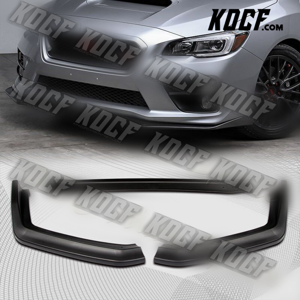 For 15-21 Subaru WRX STi CS-Style Matt Black Front Bumper Splitter Spoiler Lip - KOCF.com - Car Parts