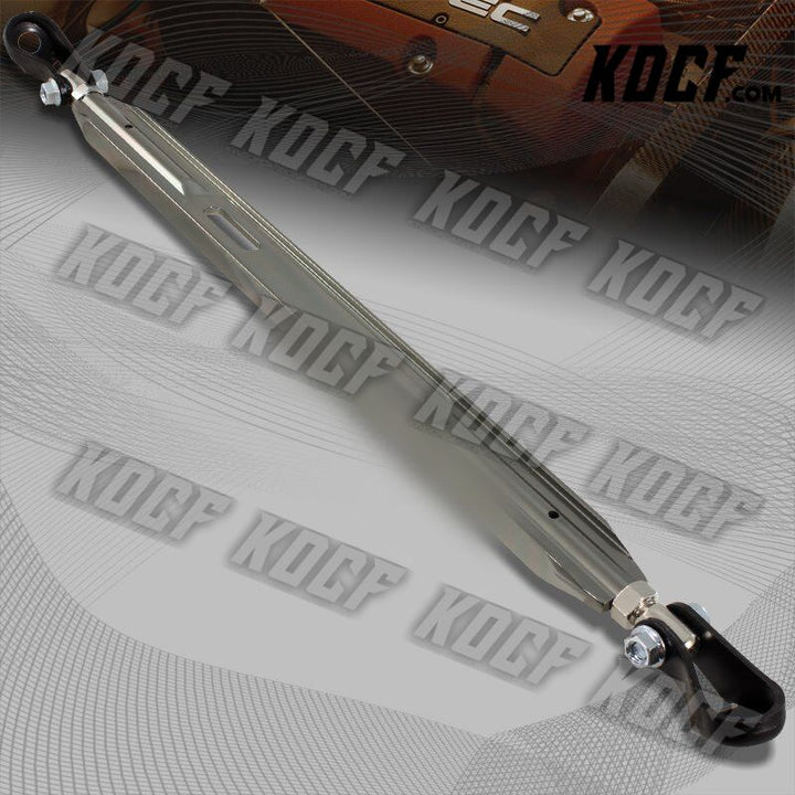 For 1990-2001 Acura Integra Rear Lower Gunmetal CNC Aluminum Tie Bar Strut Bar - KOCF.com - Car Parts