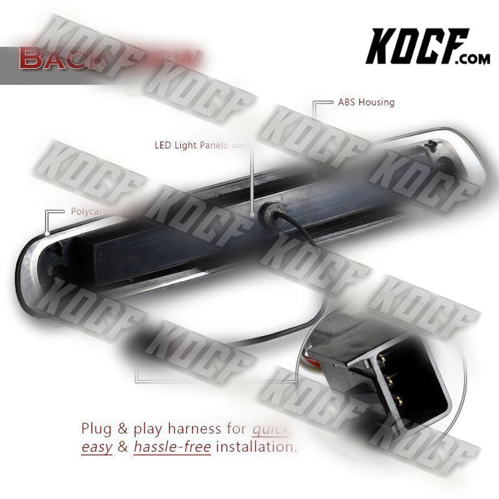 For 07-13 Silverado/Sierra Smoke Lens LED Third Brake Stop Light W/Cargo Lamp - KOCF.com - Car Parts