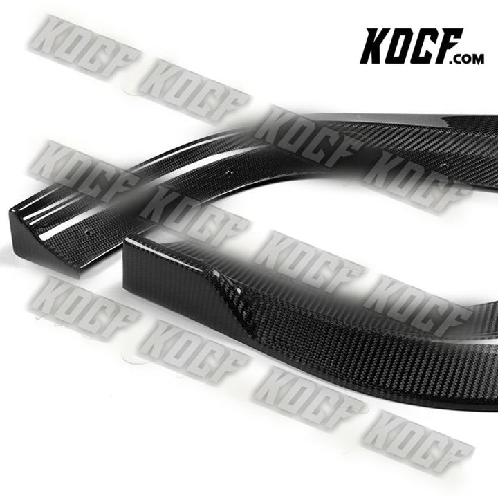 For 2011-2014 Dodge Charger SRT Real Carbon Fiber Front Bumper Body Spoiler Lip - KOCF.com - Car Parts