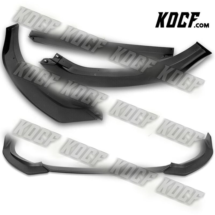 For 2021-2022 Kia K5 GT-Line STP-Style Matt Black Front Bumper Body Spoiler Lip - KOCF.com - Car Parts