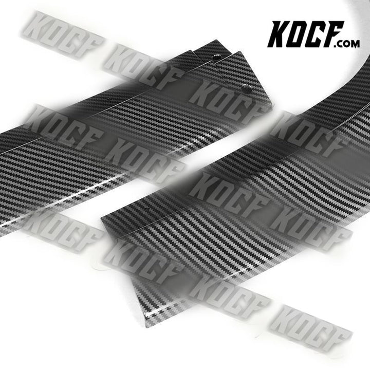 For 15-21 Dodge Challenger SXT Carbon Look Front Bumper Splitter Spoiler Lip Kit - KOCF.com - Car Parts