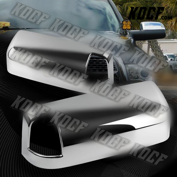 For 2010-2018 Dodge Ram 2500 3500 Chrome Side Mirror Cover W/Turn Signal Cut out - KOCF.com - Car Parts