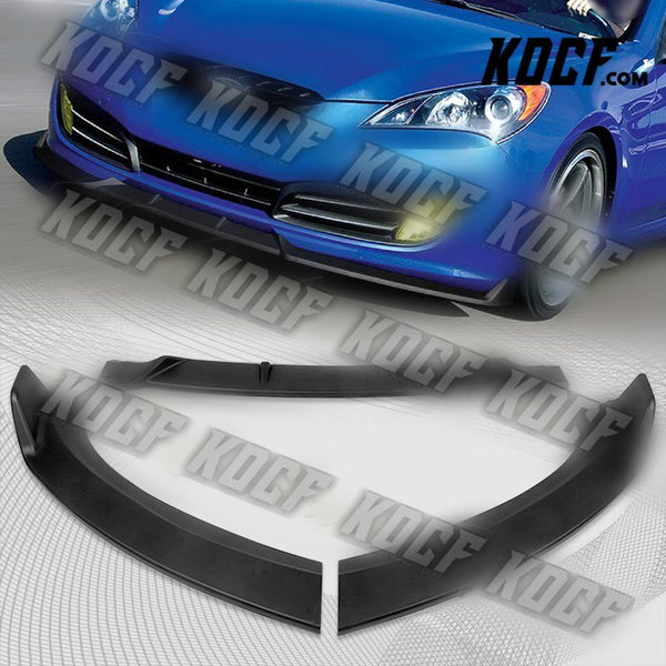 For 2010-2012 Hyundai Genesis Coupe Matt Black Front Bumper Splitter Spoiler Lip - KOCF.com - Car Parts