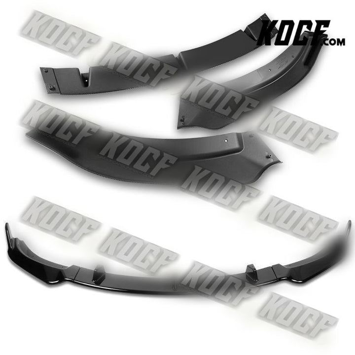 For 2009-2013 Mazda Miata MX-5 GV-Style Painted Black Front Bumper Spoiler Lip - KOCF.com - Car Parts