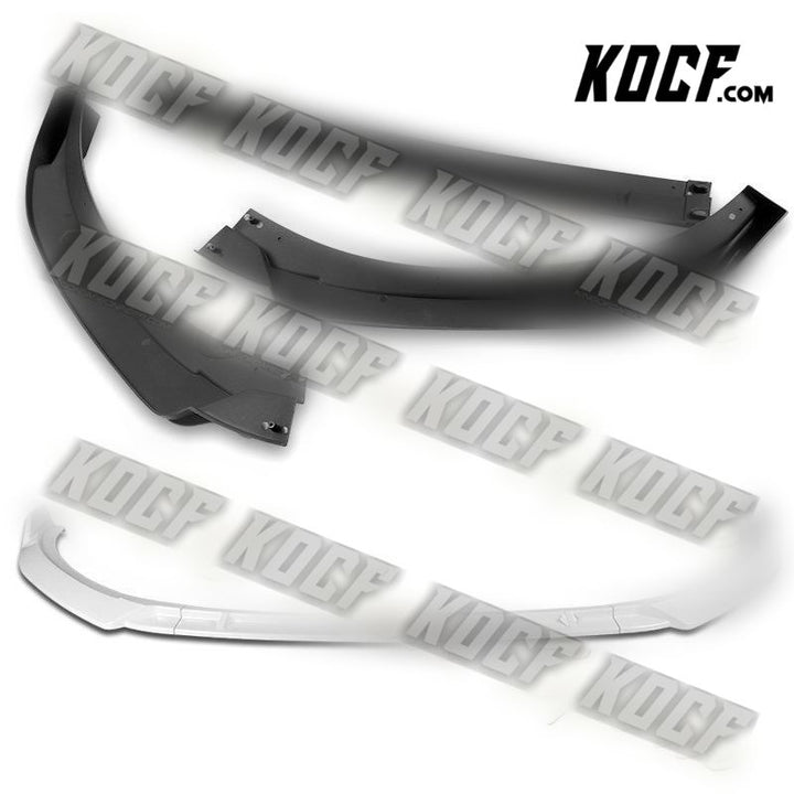 For 2017-2022 Hyundai IONIQ STP Painted White Front Bumper Splitter Spoiler Lip - KOCF.com - Car Parts