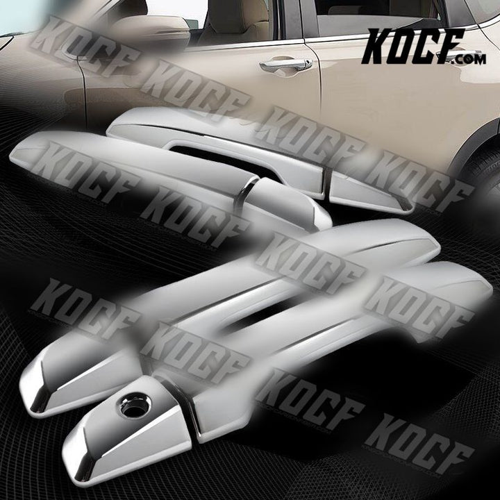 For 2017-2020 Honda CR-V Chrome Door Handle Cover Cap Trim No Smart Key Hole 8pc - KOCF.com - Car Parts