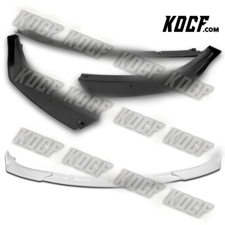 For 2009-2010 Lexus IS250 IS350 GT-Style Painted White Front Bumper Spoiler Lip - KOCF.com - Car Parts