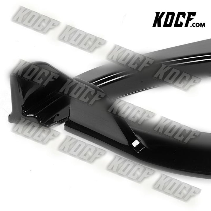 For 2009-2013 Mazda Miata MX-5 GV-Style Painted Black Front Bumper Spoiler Lip - KOCF.com - Car Parts