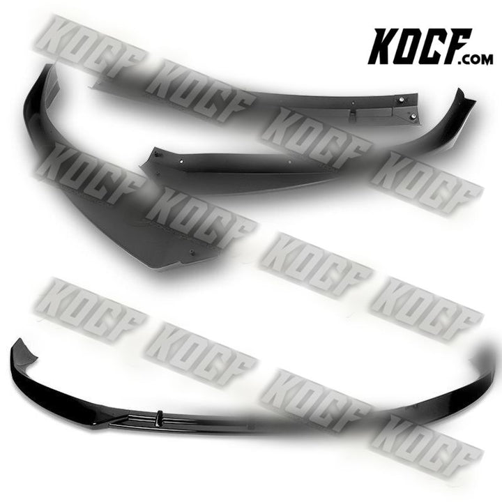 For 16-20 Tesla Model S Painted Black Front Bumper Body Kit Splitter Spoiler Lip - KOCF.com - Car Parts