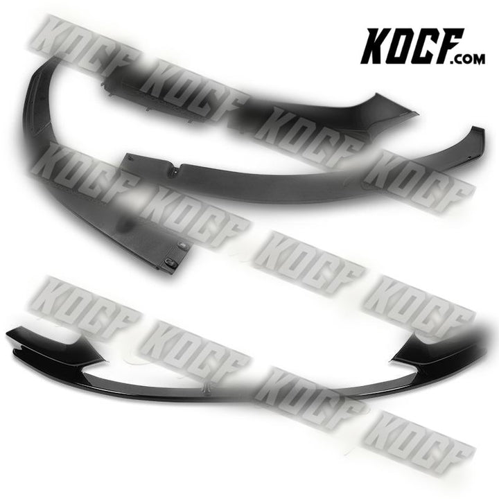 For 2014-21 BMW 2-Series F22 F23 M-Sport Painted Black Front Bumper Spoiler Lip - KOCF.com - Car Parts