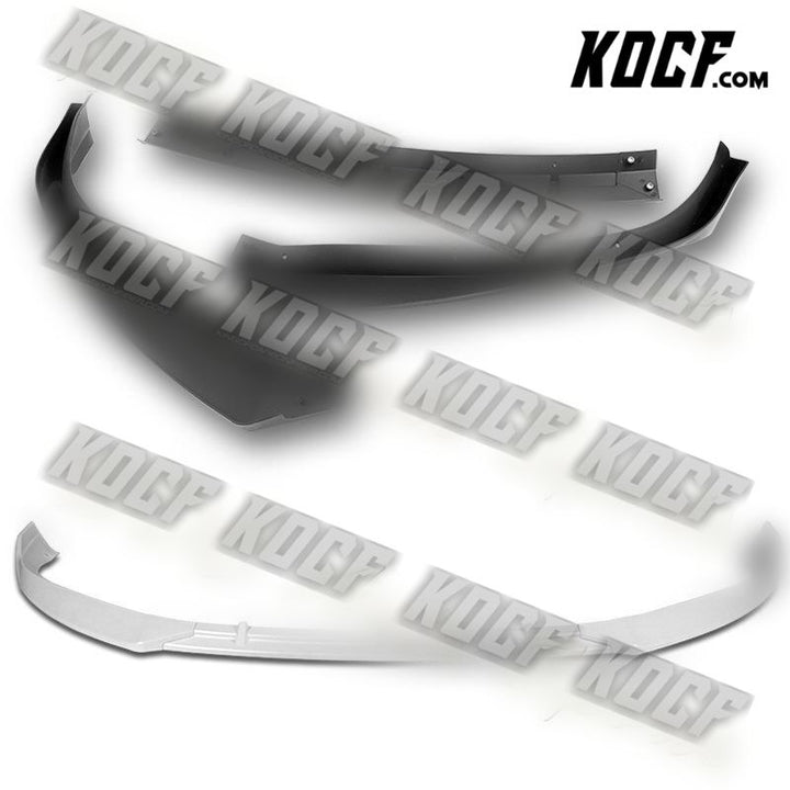 For 2016-2020 Tesla Model S STP-Style Painted White Front Bumper Spoiler Lip Kit - KOCF.com - Car Parts