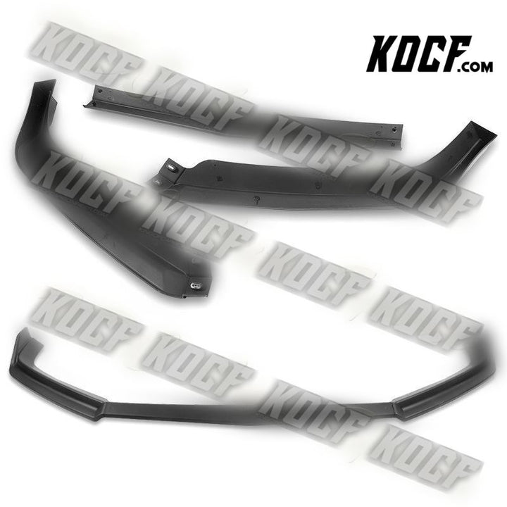 For 2015-2018 Volkswagen Jetta MK6 Matt Black Front Bumper Splitter Spoiler Lip - KOCF.com - Car Parts