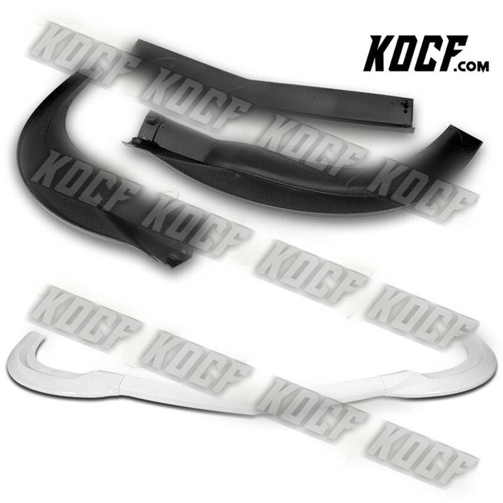 For 2008-2011 Mercedes-Benz W204 C63 AMG Painted White Front Bumper Spoiler Lip - KOCF.com - Car Parts