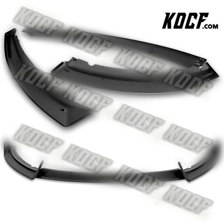 For 2012-2014 Ford Focus ST MK3 GT-Style Matt Black Front Bumper Spoiler Lip - KOCF.com - Car Parts